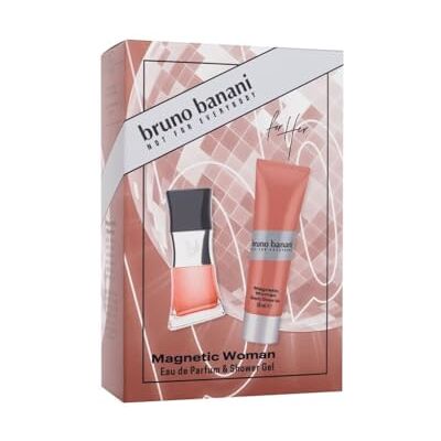 Bruno Banani Magnetic Woman Cadeauset met eau de parfum en douchegel boeiende Amber Gourmand geur voor vrouwen 30 ml en 50 ml Bruno Banani Magnetic Woman Cadeauset met eau de parfum en douchegel boeiende Amber Gourmand geur voor vrouwen 30 ml en 50 ml