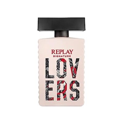 Replay Signature Lovers for Woman Eau de Toilette bloemige geur, zacht, sensueel, charmant, intens, elegant, sexy, beslist 30 ml fles Replay Signature Lovers for Woman Eau de Toilette bloemige geur, zacht, sensueel, charmant, intens, elegant, sexy, beslist 30 ml fles