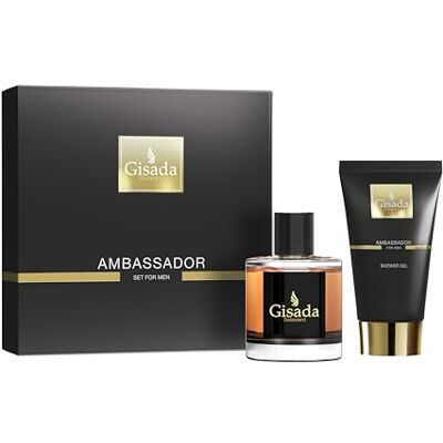 Gisada Ambassador Men Set Eau de Parfum Spray 50 ml + douchegel 50 ml Gisada Ambassador Men Set Eau de Parfum Spray 50 ml + douchegel 50 ml