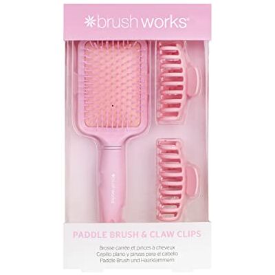 Brushworks Paddleborstel en klauwklemmen Brushworks Paddleborstel en klauwklemmen