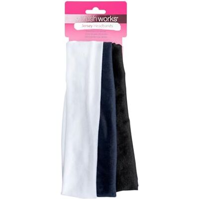 Brushworks Set van 3 jersey hoofdbanden Brushworks Set van 3 jersey hoofdbanden