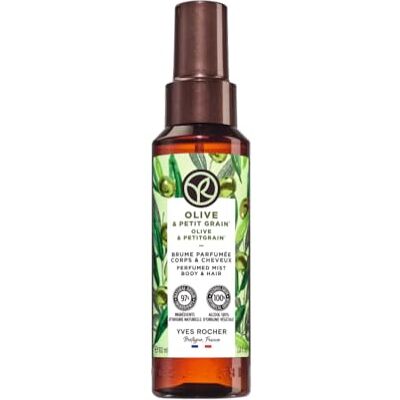 Yves Rocher Olive & Petit Grain Parfum voor dames, Body Mist 100 ml Yves Rocher Olive & Petit Grain Parfum voor dames, Body Mist 100 ml