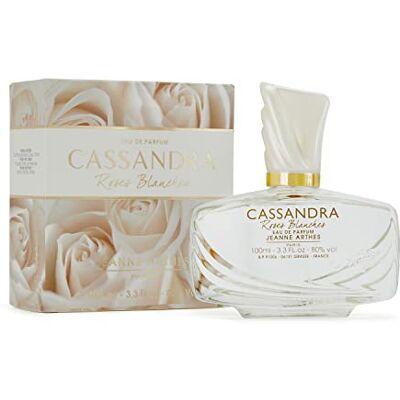 Jeanne Arthes Damesgeur Cassandra Witte Roses Eau de Parfum Spuitfles 100 ml Gemaakt in Frankrijk à Grasse Jeanne Arthes Damesgeur Cassandra Witte Roses Eau de Parfum Spuitfles 100 ml Gemaakt in Frankrijk à Grasse