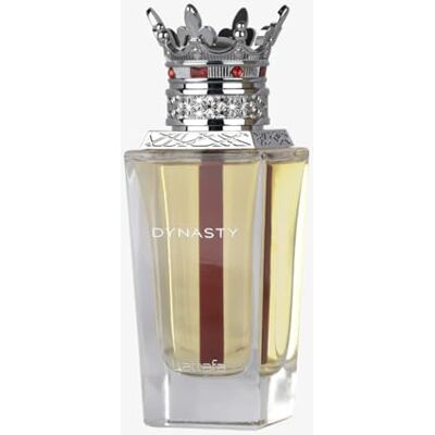 Lattafa Dynasty Vers, kruidig, houtachtig, aromatisch – eau de toilette spray langdurige geur voor uniseks, 100 ml Lattafa Dynasty Vers, kruidig, houtachtig, aromatisch – eau de toilette spray langdurige geur voor uniseks, 100 ml