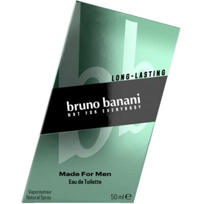 Bruno Banani gemaakt voor heren eau de toilette natuurlijke spray fruitige aromatische geur voor heren 1 stuk (1 x 50 ml) Bruno Banani gemaakt voor heren eau de toilette natuurlijke spray fruitige aromatische geur voor heren 1 stuk (1 x 50 ml)