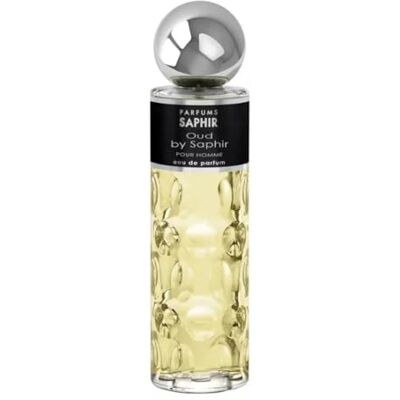 PARFUMS SAPHIR Oud Eau de Parfum Spray, uniseks, volwassenen, 200 ml PARFUMS SAPHIR Oud Eau de Parfum Spray, uniseks, volwassenen, 200 ml