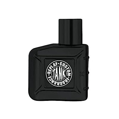 Replay Tank Custom For Man Eau De Toilette Intensieve herengeur met gedurfd karakter, houtachtige geurgeur Aromatica. 30 ml fles Replay Tank Custom For Man Eau De Toilette Intensieve herengeur met gedurfd karakter, houtachtige geurgeur Aromatica. 30 ml fles