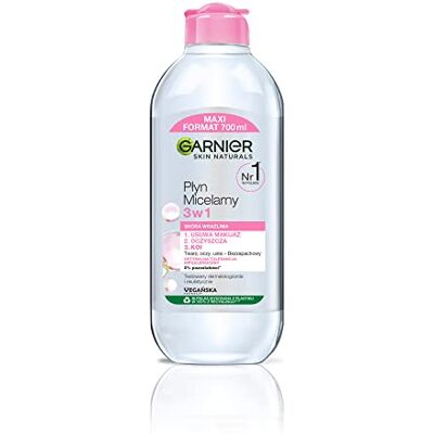 Garnier Skin Naturals Micellar 3-in-1 micellaire vloeistof voor de gevoelige huid, 700 ml Garnier Skin Naturals Micellar 3-in-1 micellaire vloeistof voor de gevoelige huid, 700 ml