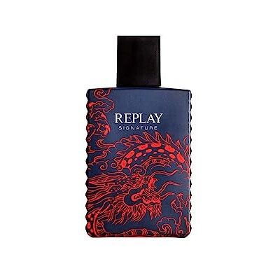 Replay Signature Red Dragon For Man Eau de toilette voor mannen, gewijd aan een gedurfde en mysterieuze persoonlijkheid, houtachtige geur kruidig, 30 ml fles Replay Signature Red Dragon For Man Eau de toilette voor mannen, gewijd aan een gedurfde en mysterieuze persoonlijkheid, houtachtige geur kruidig, 30 ml fles