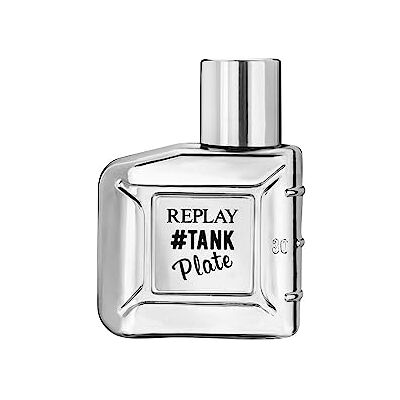 Replay #TANK Plate for Him Eau de Toilette Herengeur met jeugdig, fris en sprankelend karakter, houtachtige geur kruidig. 30 ml fles Replay #TANK Plate for Him Eau de Toilette Herengeur met jeugdig, fris en sprankelend karakter, houtachtige geur kruidig. 30 ml fles