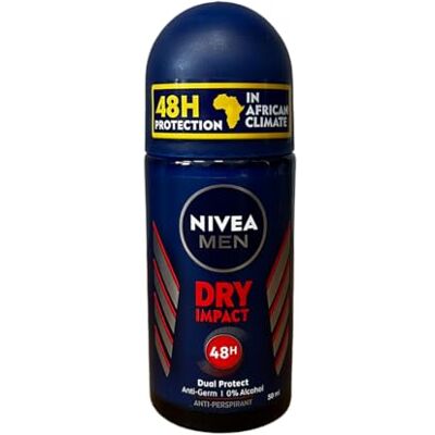 NIVEA for Men Dry Impact anti-transpirant rollen, 50 ml, 3 stuks NIVEA for Men Dry Impact anti-transpirant rollen, 50 ml, 3 stuks