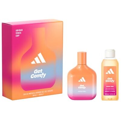 adidas De Vibes set bestaande uit Get Comfy Eau de Parfum en douchegel adidas De Vibes set bestaande uit Get Comfy Eau de Parfum en douchegel
