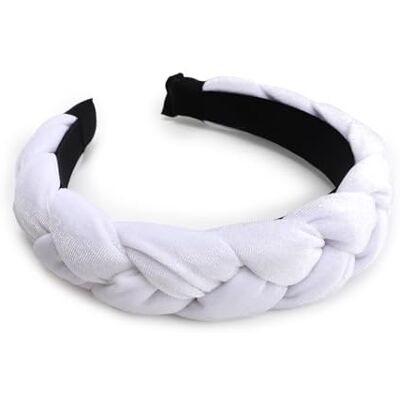 DRESHOW Gevlochten haarbanden voor vrouwen fluwelen haarring gekruiste elastische haarbanden accessoires DRESHOW Gevlochten haarbanden voor vrouwen fluwelen haarring gekruiste elastische haarbanden accessoires