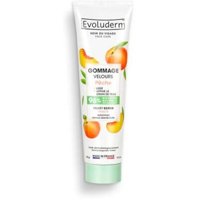 Evoluderm Gezichtsscrub, perzik met shea, 150 ml, 150 ml Evoluderm Gezichtsscrub, perzik met shea, 150 ml, 150 ml