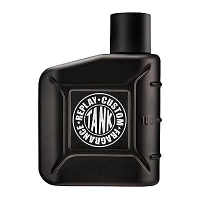 Replay Tank Custom For Man Eau de Toilette Intensieve en omhullende herengeur met fris karakter, houtachtige geur Aromatisch 100 ml fles Replay Tank Custom For Man Eau de Toilette Intensieve en omhullende herengeur met fris karakter, houtachtige geur Aromatisch 100 ml fles