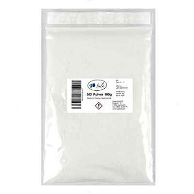SALA SCI Sodium Cocoyl Isethionate Poeder, 100 g zak SALA SCI Sodium Cocoyl Isethionate Poeder, 100 g zak
