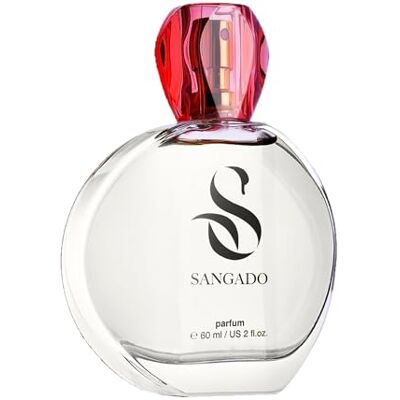 SANGADO Flower Bloom Damesgeur, langdurig, 8-10 uur, luxe geur, bloemige amber, delicate Franse voeding, extra geconcentreerd (geur), zacht, passie, warm, 60 ml SANGADO Flower Bloom Damesgeur, langdurig, 8-10 uur, luxe geur, bloemige amber, delicate Franse voeding, extra geconcentreerd (geur), zacht, passie, warm, 60 ml