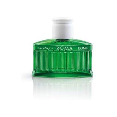 Laura Biagiotti Roma Uomo Green Swing Eau de toilette 75 ml herenparfum houtachtige bloemsamenstelling frisse en verkwikkende noten iconische groene fles geïnspireerd op het pantheon van Rome Laura Biagiotti Roma Uomo Green Swing Eau de toilette 75 ml herenparfum houtachtige bloemsamenstelling frisse en verkwikkende noten iconische groene fles geïnspireerd op het pantheon van Rome