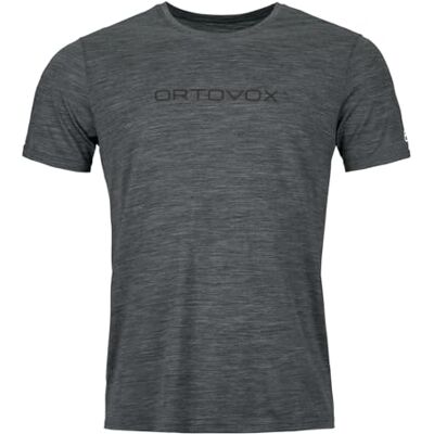 ORTOVOX 150 COOL BRAND TS M C: zwart staal blend_ T: M ORTOVOX 150 COOL BRAND TS M C: zwart staal blend_ T: M