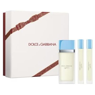 Dolce & Gabbana Light Blue Eau de toilette cadeauset 50 ml (bevat EDT 50 ml en 2 reisverstuivers 10 ml) Dolce & Gabbana Light Blue Eau de toilette cadeauset 50 ml (bevat EDT 50 ml en 2 reisverstuivers 10 ml)