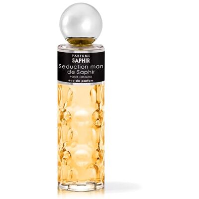 PARFUMS SAPHIR Seduction Man de Saphir, Eau de Parfum avec Vaporisateur pour homme, 200 ml PARFUMS SAPHIR Seduction Man de Saphir, Eau de Parfum avec Vaporisateur pour homme, 200 ml