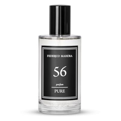 Pure 56 herenparfum, 50 ml, cypre-geur met noten van grapefruit, lavendel, cederhout en jeneverbes, 20% essentie, intens en langdurig Pure 56 herenparfum, 50 ml, cypre-geur met noten van grapefruit, lavendel, cederhout en jeneverbes, 20% essentie, intens en langdurig