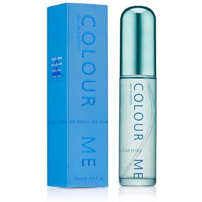Colour Me Sky Blue Perfume for Women. 50 ml Eau de Parfums Luxury Fragrance Ladies Perfume, Long Lasting Womens Parfum by Milton-Lloyd Colour Me Sky Blue Perfume for Women. 50 ml Eau de Parfums Luxury Fragrance Ladies Perfume, Long Lasting Womens Parfum by Milton-Lloyd