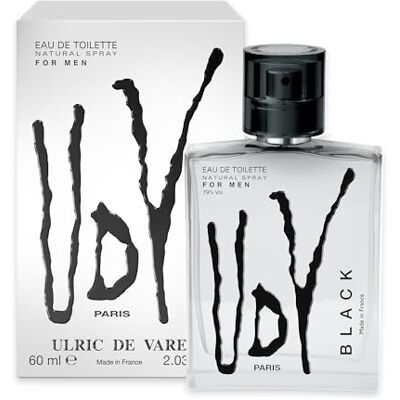Ulric de Varens Black Eau de Toilette voor heren, 60 ml Ulric de Varens Black Eau de Toilette voor heren, 60 ml