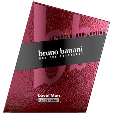 Bruno Banani Loyal Man Eau de Parfum voor mannen, extra langdurig, 50 ml Bruno Banani Loyal Man Eau de Parfum voor mannen, extra langdurig, 50 ml