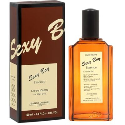 Jeanne Arthes Sexy Boy Essence herenparfum Eau de toilette spuitfles 100 ml gemaakt in Frankrijk in Grasse Jeanne Arthes Sexy Boy Essence herenparfum Eau de toilette spuitfles 100 ml gemaakt in Frankrijk in Grasse