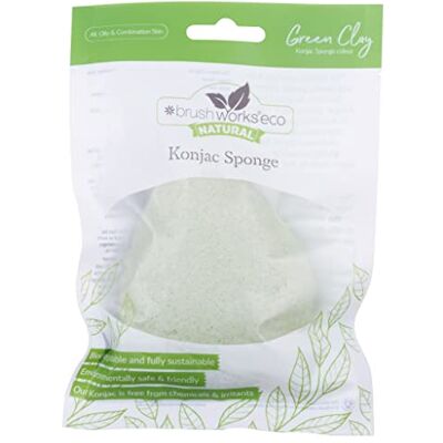Brushworks Konjac Spons Bert 1 stuk Brushworks Konjac Spons Bert 1 stuk