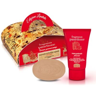 Helan Panettone geur, handset met zeep en geurcrème, ideaal als geschenkdoos voor dames Helan Panettone geur, handset met zeep en geurcrème, ideaal als geschenkdoos voor dames