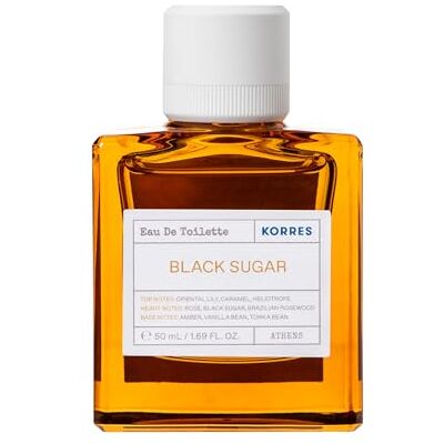 KORRES Black Sugar eau de toilette voor dames, bloemengeur, zacht, luxueus en oosters, veganistisch, 50 ml KORRES Black Sugar eau de toilette voor dames, bloemengeur, zacht, luxueus en oosters, veganistisch, 50 ml