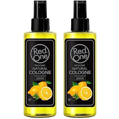 Redone Red One Natural Lemon Cologne 80° Pure By Nature 150 ml (2 stuks) Redone Red One Natural Lemon Cologne 80° Pure By Nature 150 ml (2 stuks)