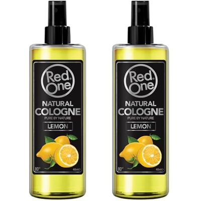 Redone Aftershave Natural Spray Barber Cologne Citroen, 2 x 400 ml, langdurige geur, hoogwaardig verzorgingsproduct voor heren, 2 stuks Redone Aftershave Natural Spray Barber Cologne Citroen, 2 x 400 ml, langdurige geur, hoogwaardig verzorgingsproduct voor heren, 2 stuks