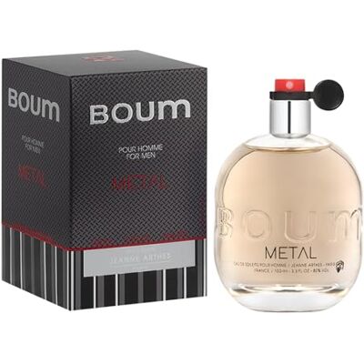 Jeanne Arthes Boum Metal herenparfum Eau de toilette spuitfles 100 ml gemaakt in Frankrijk in Grasse Jeanne Arthes Boum Metal herenparfum Eau de toilette spuitfles 100 ml gemaakt in Frankrijk in Grasse