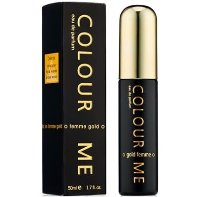 Colour Me Milton-Lloyd Gold Femme Perfume for Women. 50ml Eau de Parfums. Luxe geur voor dames, langdurige parfum voor dames Colour Me Milton-Lloyd Gold Femme Perfume for Women. 50ml Eau de Parfums. Luxe geur voor dames, langdurige parfum voor dames