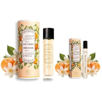 Panier des Sens Pack Eau de Toilette + Roll-on Oranjebloesem 50 + 10 ml Duo sinaasappelbloesem, eau de toilette 50 ml + roll-on 10 ml, zonnebloemen, grasgeur, cadeau-idee Panier des Sens Pack Eau de Toilette + Roll-on Oranjebloesem 50 + 10 ml Duo sinaasappelbloesem, eau de toilette 50 ml + roll-on 10 ml, zonnebloemen, grasgeur, cadeau-idee