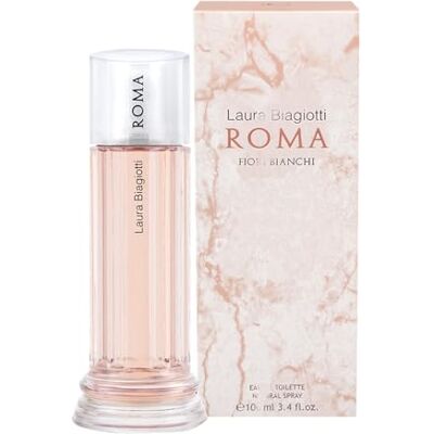 Laura Biagiotti , Roma Fiori Bianchi, Eau de Toilette, 100 ml Laura Biagiotti , Roma Fiori Bianchi, Eau de Toilette, 100 ml