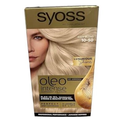 Syoss Oleo Intense Haarverf 10.50 Asblond 115 ml Syoss Oleo Intense Haarverf 10.50 Asblond 115 ml