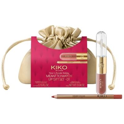Kiko Milano Twist 'N Twinkle Holiday Meant To Match Lip Gift Set 01, Coffret Cadeau Maquillage Des Lèvres : Unlimited Double Touch Et Crayon À Lèvres Kiko Milano Twist 'N Twinkle Holiday Meant To Match Lip Gift Set 01, Coffret Cadeau Maquillage Des Lèvres : Unlimited Double Touch Et Crayon À Lèvres