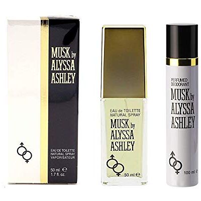 ALYSSA ASHLEY Musk Eau de Toilette 50 ml Musk Perfumed Deodorant 75 ml spray ALYSSA ASHLEY Musk Eau de Toilette 50 ml Musk Perfumed Deodorant 75 ml spray