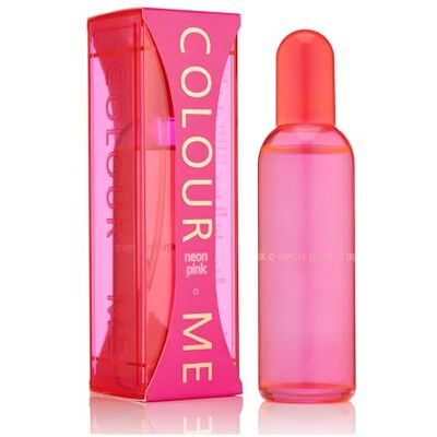 Colour Me Milton-Lloyd Neon Pink Perfume for Women. 100 ml Eau de Toilette. Luxe Fragrance Ladies Perfume, Long Lasting Womens Perfumes by Milton-Lloyd Colour Me Milton-Lloyd Neon Pink Perfume for Women. 100 ml Eau de Toilette. Luxe Fragrance Ladies Perfume, Long Lasting Womens Perfumes by Milton-Lloyd