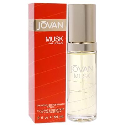 Jovan Musc Eau de Cologne Spray voor dames, 59 ml Jovan Musc Eau de Cologne Spray voor dames, 59 ml