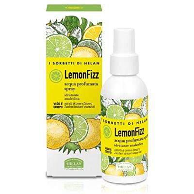 Helan , I Sorbetti LemonFizz Geurwater voor dames en heren, hydraterende en alcoholvrije spray, verkwikkende lotion met extracten van citroen en gember, tonic voor gezicht en lichaam, verfrissend met Helan , I Sorbetti LemonFizz Geurwater voor dames en heren, hydraterende en alcoholvrije spray, verkwikkende lotion met extracten van citroen en gember, tonic voor gezicht en lichaam, verfrissend met