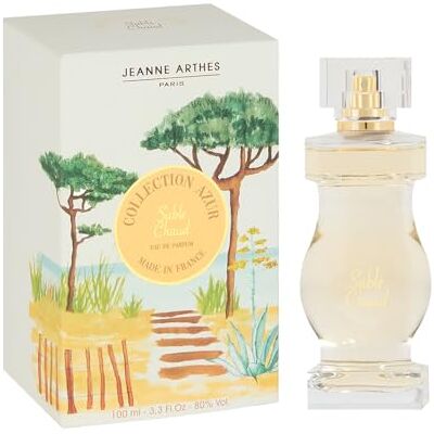 Jeanne Arthes French Way Of Life Eau de Parfum voor dames, collectie azuur, warm zand, fruitig en bloemig, muskus en patchoeli, gemaakt in Frankrijk tot vet, cadeau voor dames, 100 ml Jeanne Arthes French Way Of Life Eau de Parfum voor dames, collectie azuur, warm zand, fruitig en bloemig, muskus en patchoeli, gemaakt in Frankrijk tot vet, cadeau voor dames, 100 ml