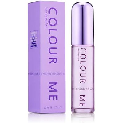 Colour Me Milton-Lloyd Violet Perfume for Women. 50ml Eau de Parfums. Luxury Fragrance Ladies Perfume, Long Lasting Womens Parfum by Milton-Lloyd Colour Me Milton-Lloyd Violet Perfume for Women. 50ml Eau de Parfums. Luxury Fragrance Ladies Perfume, Long Lasting Womens Parfum by Milton-Lloyd