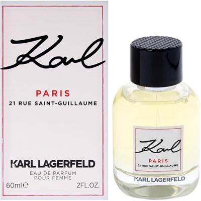 KARL LAGERFELD Paris 21 Rue Saint-Guillaume EdP, lijn: Karl Collection, Eau de Parfum voor dames, inhoud: 60 ml KARL LAGERFELD Paris 21 Rue Saint-Guillaume EdP, lijn: Karl Collection, Eau de Parfum voor dames, inhoud: 60 ml
