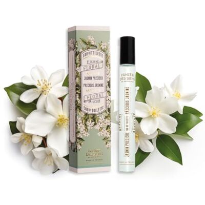 Panier des Sens Roll-on Eau de Toilette voor dames – jasmijn – parfum voor dames en lichaam – bloemige geur – eau de parfum met Absolues de Parfum Made in France – Roll on 10 ml Panier des Sens Roll-on Eau de Toilette voor dames – jasmijn – parfum voor dames en lichaam – bloemige geur – eau de parfum met Absolues de Parfum Made in France – Roll on 10 ml
