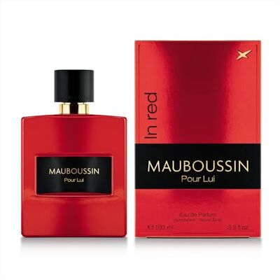 Mauboussin Pour Lui In Red 100 ml – Eau de Parfum voor heren – houtachtige en kruidige geur Mauboussin Pour Lui In Red 100 ml – Eau de Parfum voor heren – houtachtige en kruidige geur